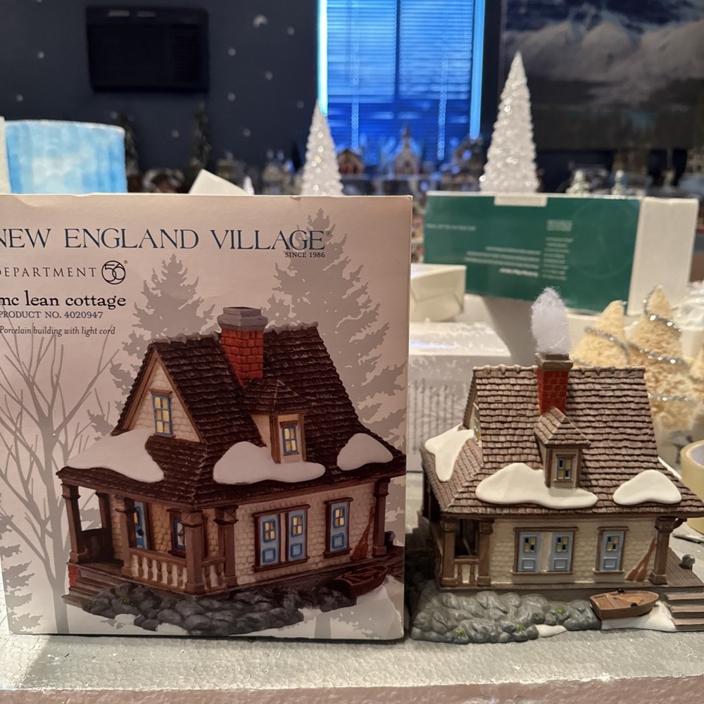 Dept 56 MC Lean Cottage New England Village 4020947 Rare